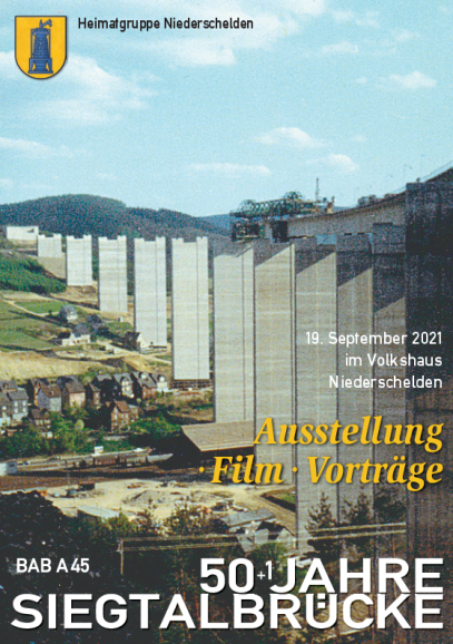 Titelbild der Broschüre "50+1 Siegtalbrücke BAB A45"